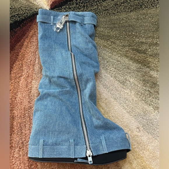 MY OWN WAY DENIM BOOTS - Picture 5 of 10